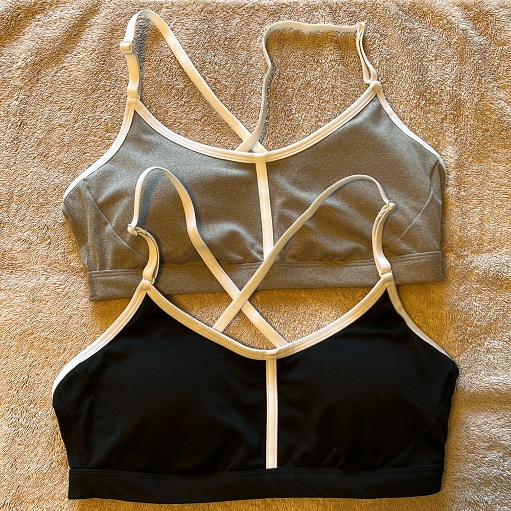 TWO All In Motion medium athletic sports bras - Picture 1 of 7